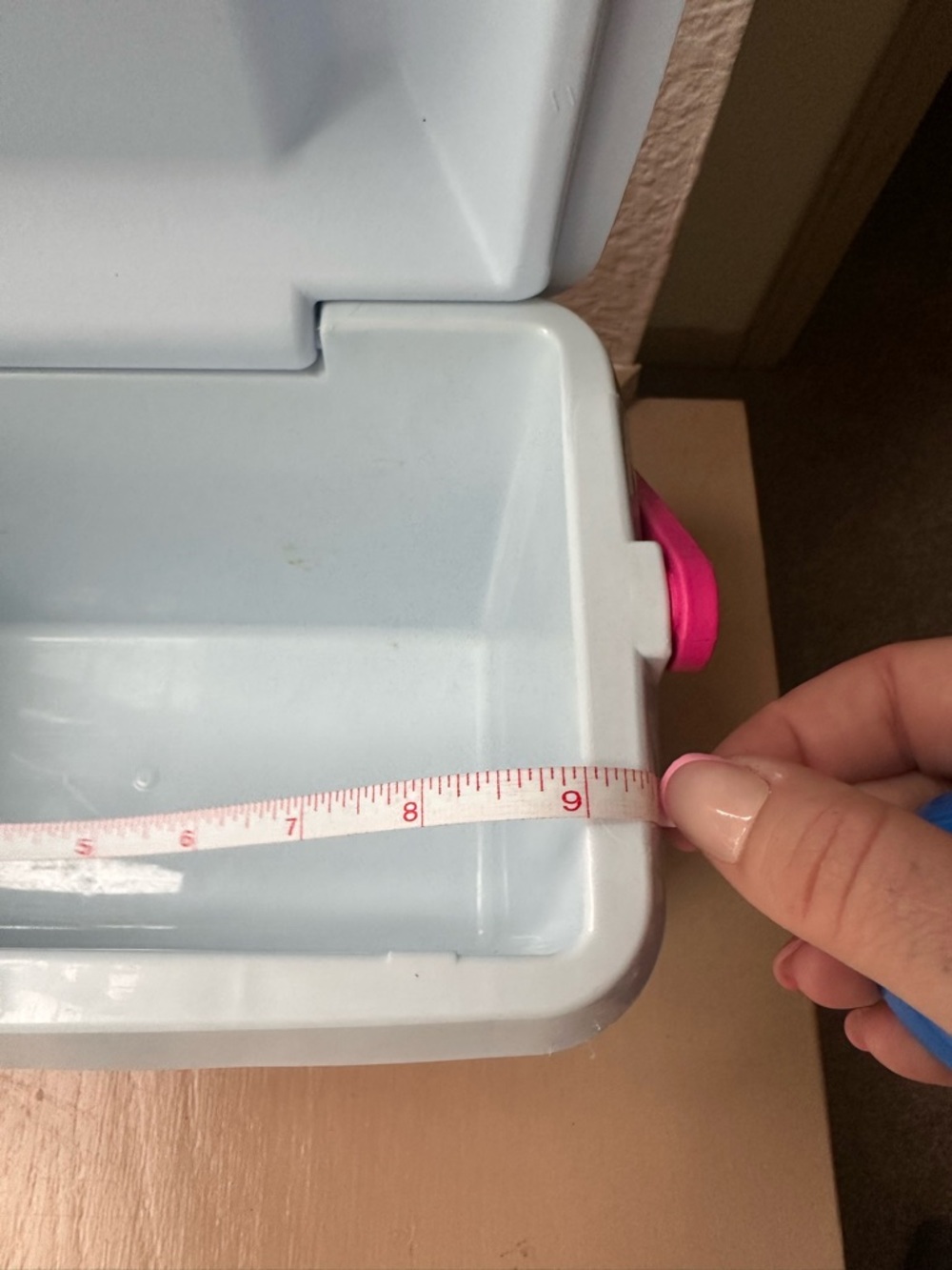 Mini Pink Hardshell Cooler - Picture 7 of 9